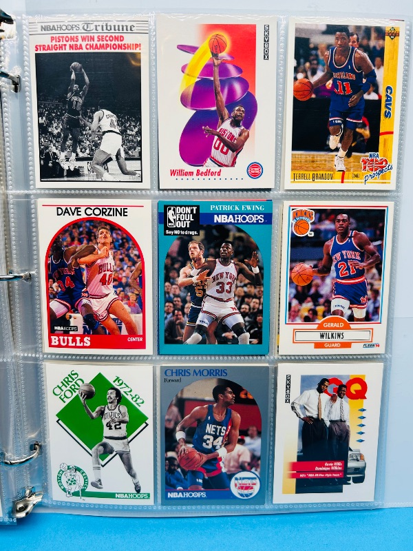Photo 1 of 165121… final sale no returns/refunds-180 mixed basketball cards in binder