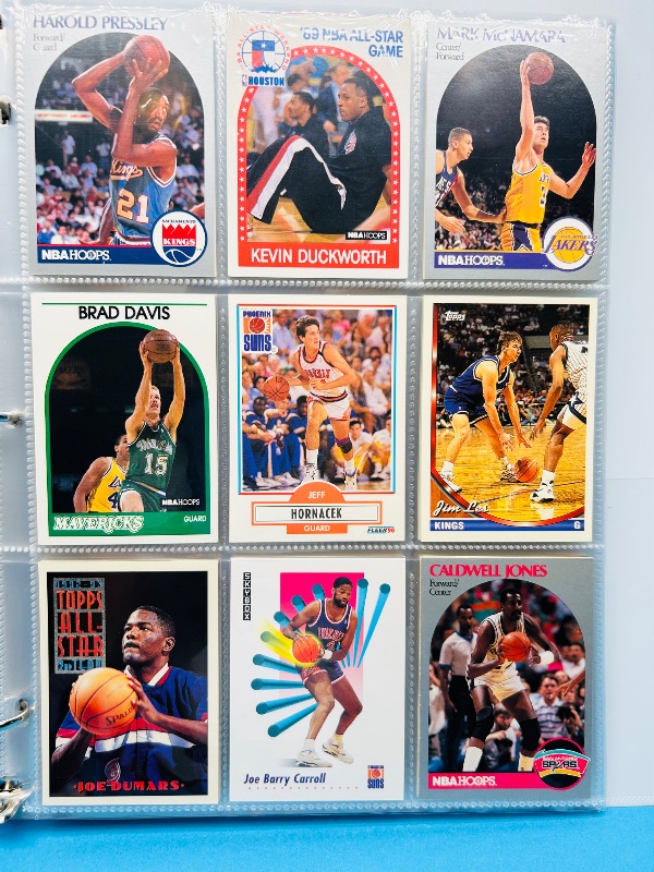 Photo 1 of 165121… final sale no returns/refunds-180 mixed basketball cards in binder