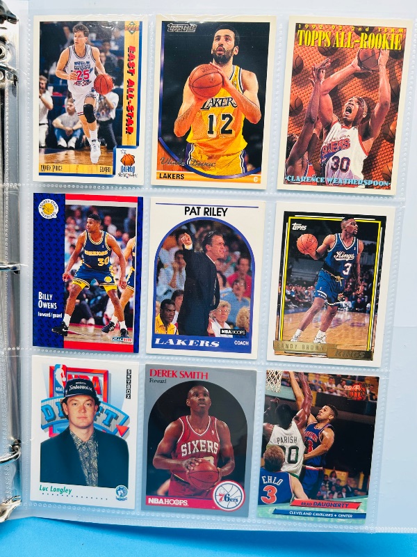 Photo 1 of 165121… final sale no returns/refunds-180 mixed basketball cards in binder