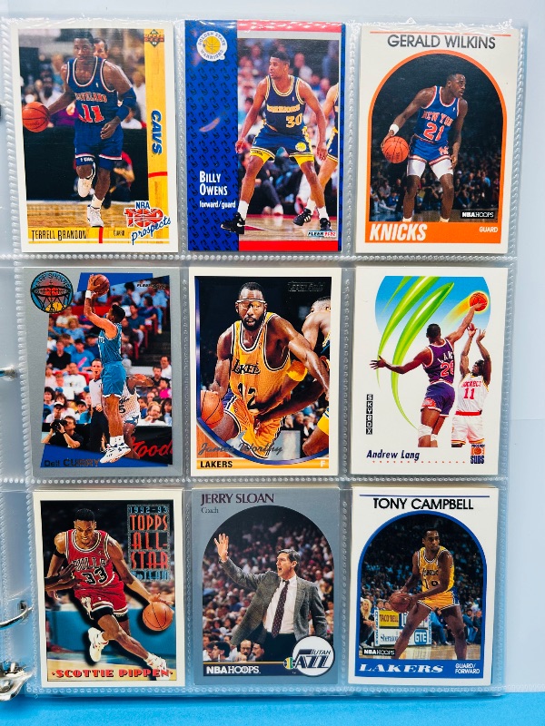 Photo 1 of 165121… final sale no returns/refunds-180 mixed basketball cards in binder