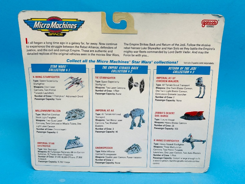 Photo 1 of 165122…vintage 1993 Star Wars micro machines empire strikes back figures 