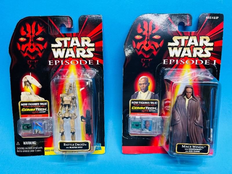 Photo 1 of 165134… 2 Star Wars episode 1 figures 