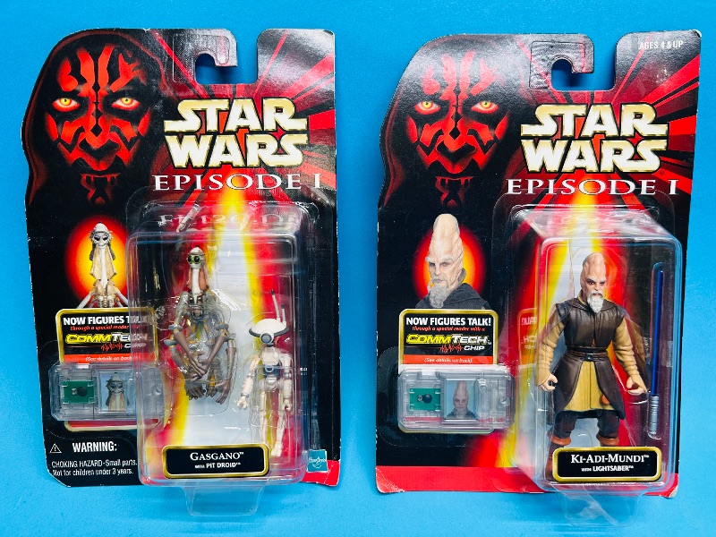 Photo 1 of 165135… 2 Star Wars episode 1 figures 