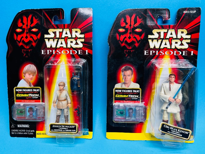 Photo 1 of 165136… 2 Star Wars episode 1 figures 