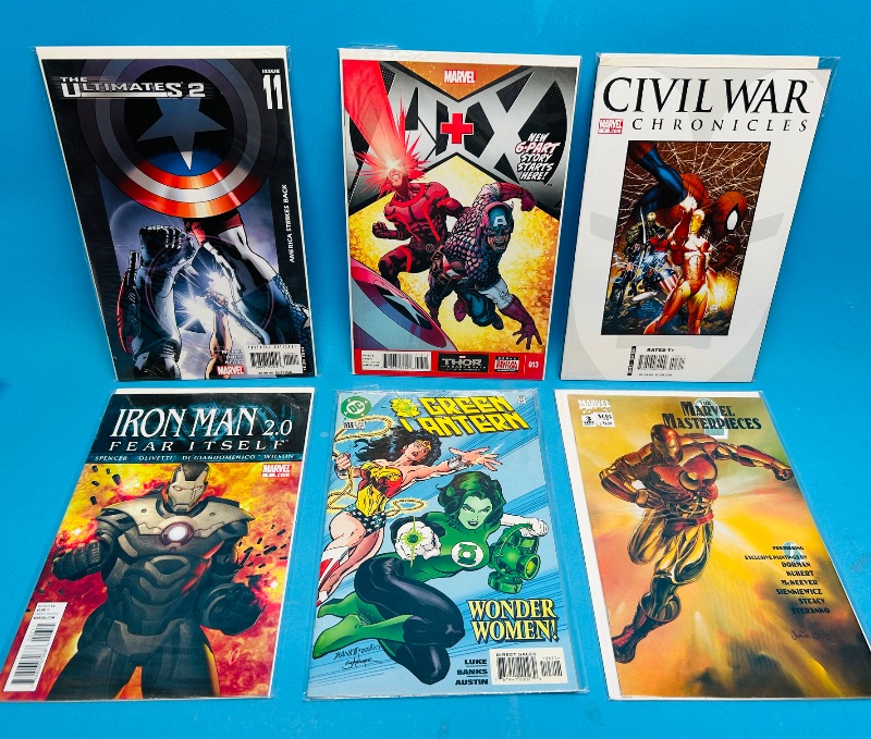 Photo 1 of 165141…6  comics in plastic sleeves 