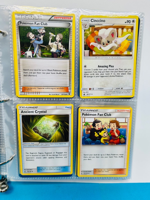 Photo 1 of 165156…final sale no returns/refunds-152 mixed Pokémon cards in binder
