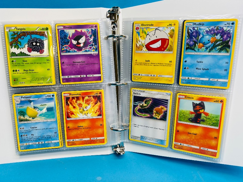 Photo 1 of 165156…final sale no returns/refunds-152 mixed Pokémon cards in binder
