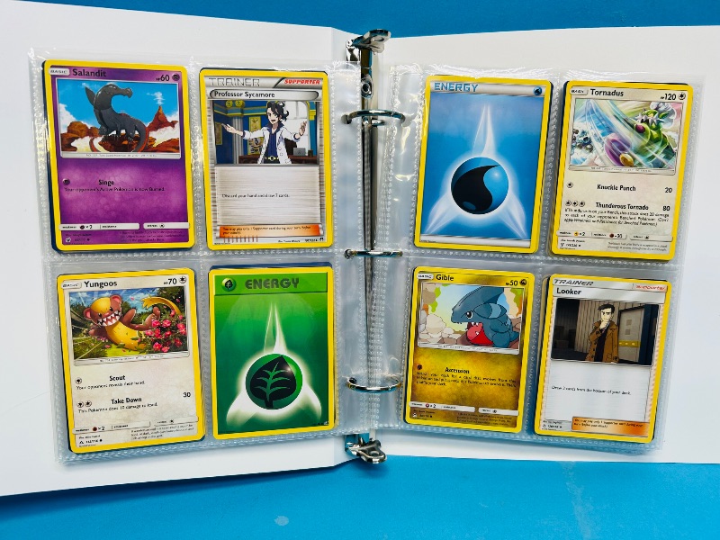 Photo 1 of 165156…final sale no returns/refunds-152 mixed Pokémon cards in binder