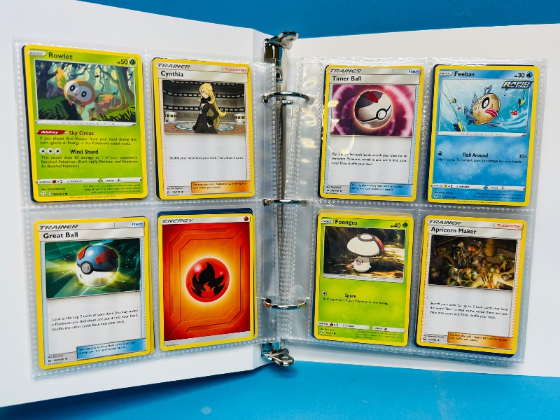 Photo 1 of 165156…final sale no returns/refunds-152 mixed Pokémon cards in binder
