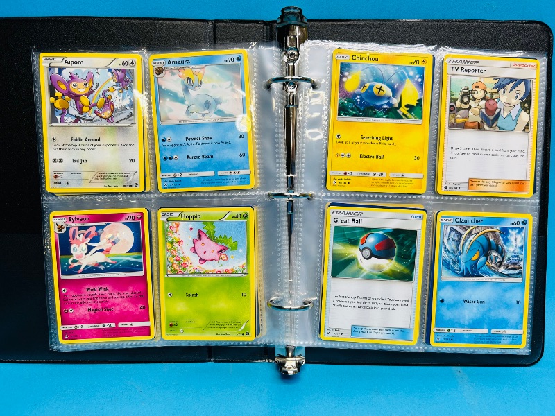 Photo 1 of 165157… final sale no returns/refunds-160 mixed Pokémon cards in binder