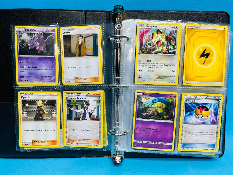 Photo 1 of 165157… final sale no returns/refunds-160 mixed Pokémon cards in binder