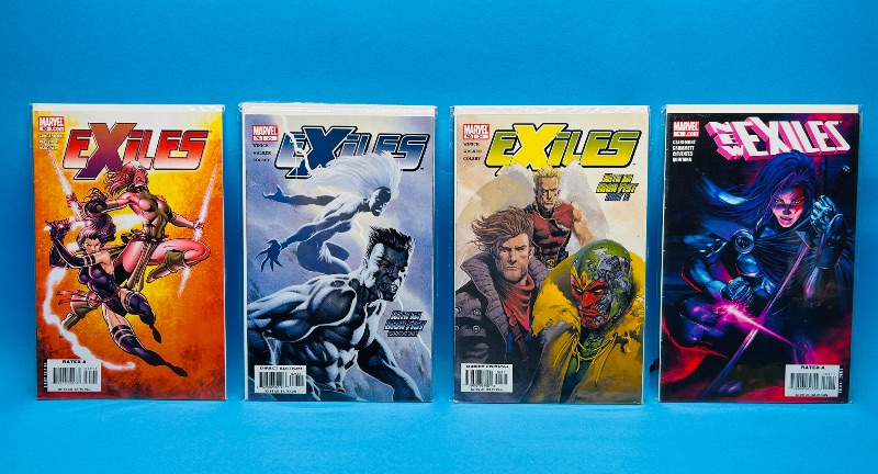 Photo 1 of 165188… 4 Exiles comics in plastic sleeves 
