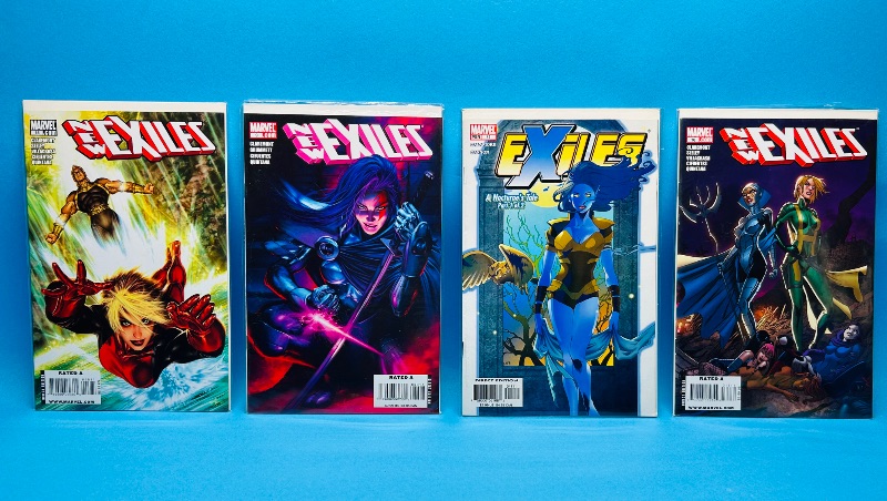 Photo 1 of 165191…4 exiles  comics in plastic sleeves 