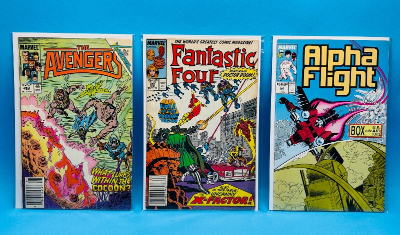 Photo 1 of 165204…3 vintage  comics in plastic sleeves 