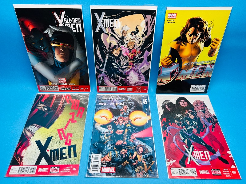 Photo 1 of 165210…6  X-men  comics in plastic sleeves 