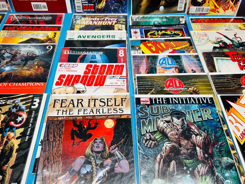 Photo 1 of 165217…final sale no returns/refunds-35 mixed comics in plastic sleeves 