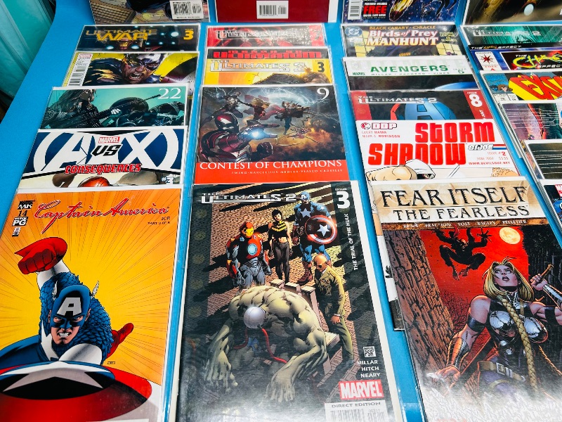 Photo 1 of 165217…final sale no returns/refunds-35 mixed comics in plastic sleeves 
