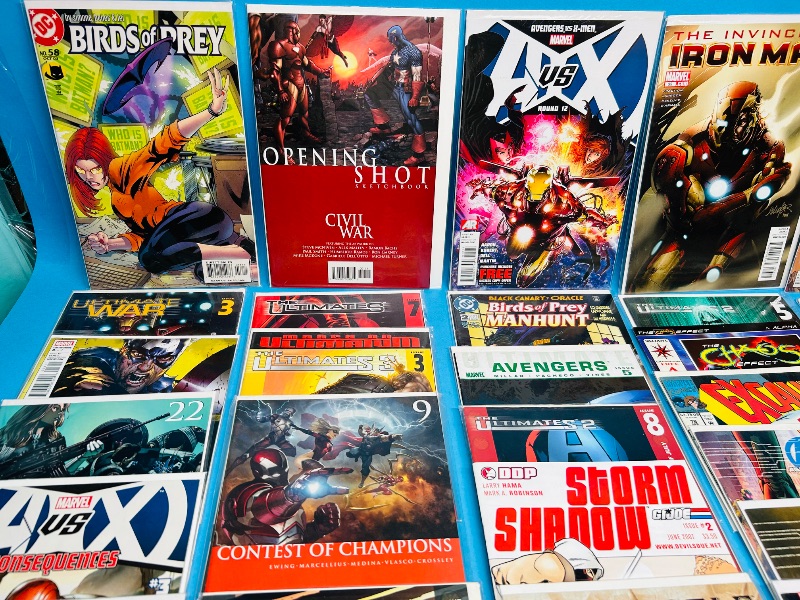 Photo 1 of 165217…final sale no returns/refunds-35 mixed comics in plastic sleeves 