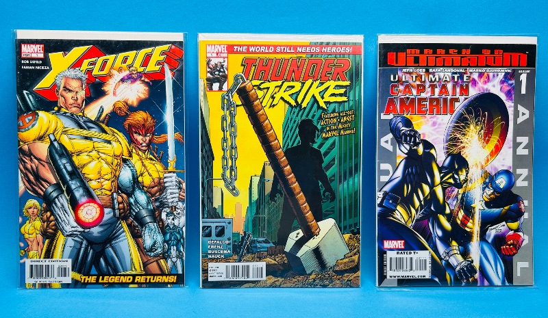 Photo 1 of 165221…3  comics all #1’s in plastic sleeves 