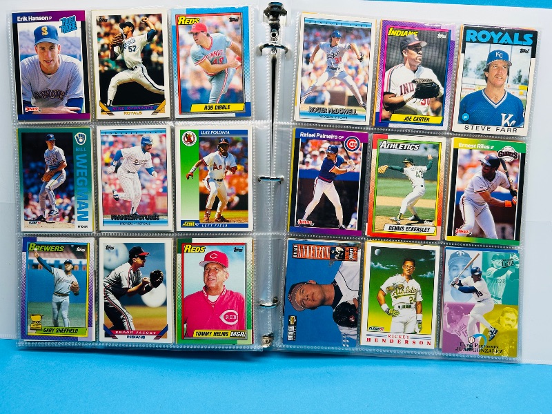 Photo 1 of 165223…final sale no returns/refunds -360 mixed baseball cards in binder