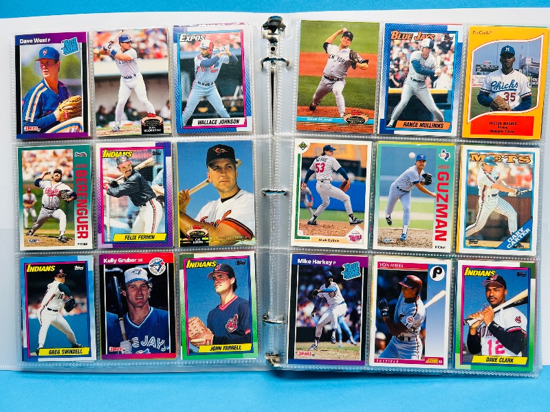 Photo 1 of 165223…final sale no returns/refunds -360 mixed baseball cards in binder