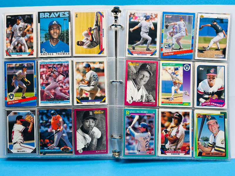 Photo 1 of 165223…final sale no returns/refunds -360 mixed baseball cards in binder