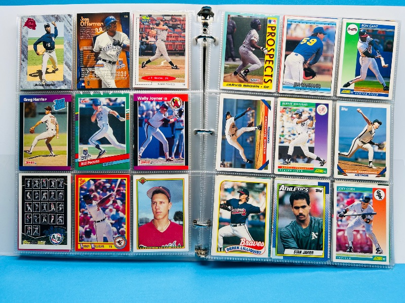 Photo 1 of 165223…final sale no returns/refunds -360 mixed baseball cards in binder