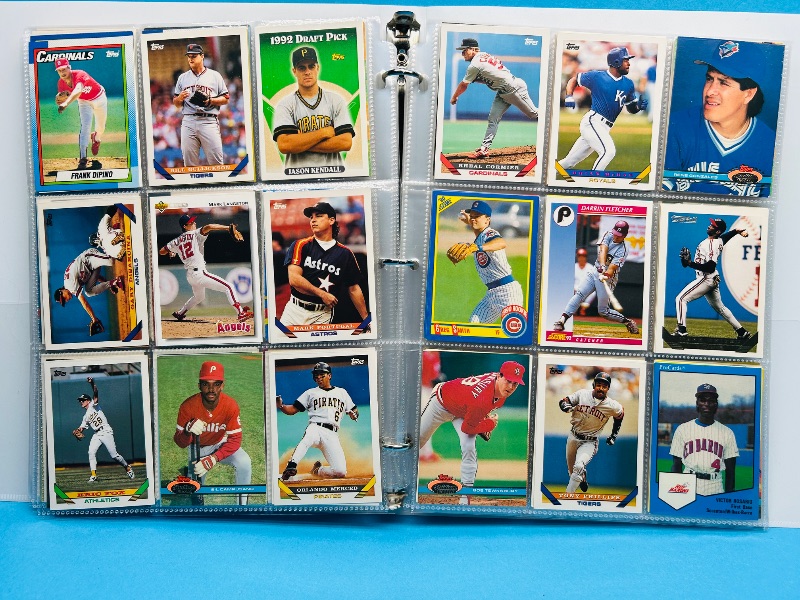 Photo 1 of 165223…final sale no returns/refunds -360 mixed baseball cards in binder