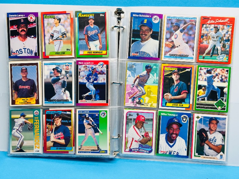 Photo 1 of 165223…final sale no returns/refunds -360 mixed baseball cards in binder
