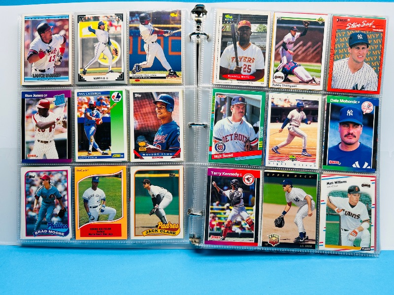 Photo 1 of 165223…final sale no returns/refunds -360 mixed baseball cards in binder