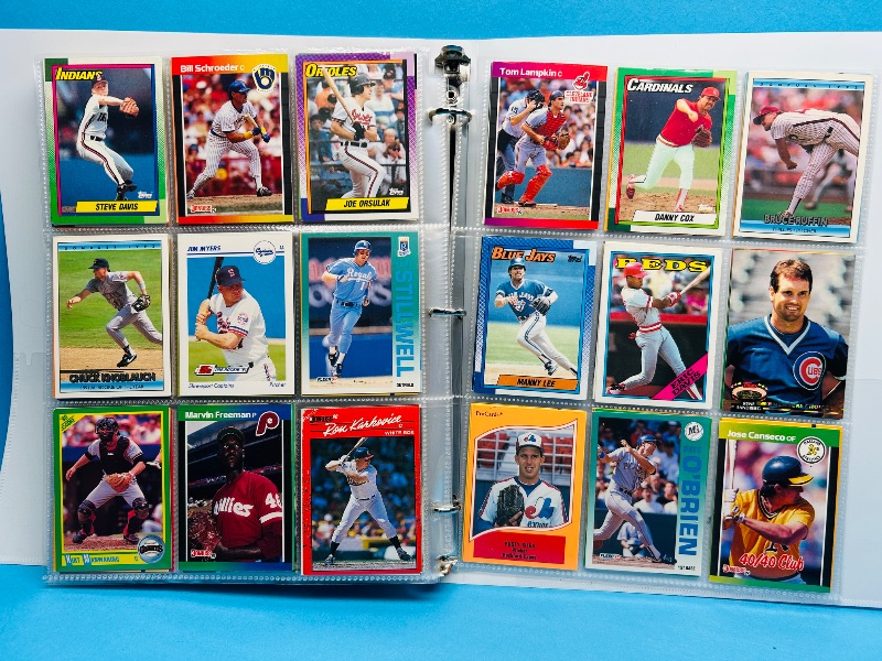 Photo 1 of 165223…final sale no returns/refunds -360 mixed baseball cards in binder