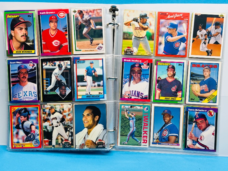 Photo 1 of 165223…final sale no returns/refunds -360 mixed baseball cards in binder