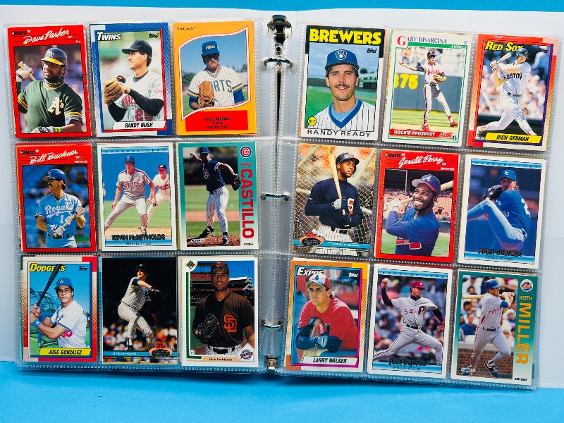 Photo 1 of 165224… final sale no returns/refunds -360 mixed baseball cards in binder