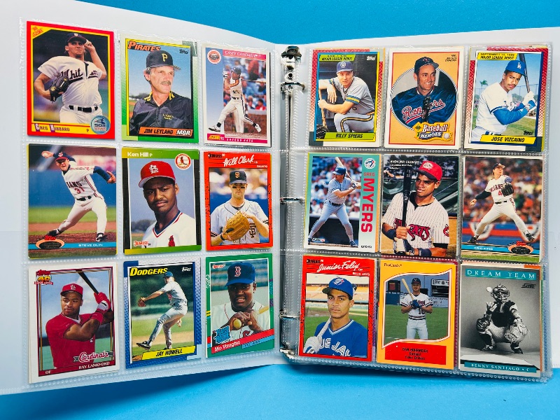 Photo 1 of 165224… final sale no returns/refunds -360 mixed baseball cards in binder