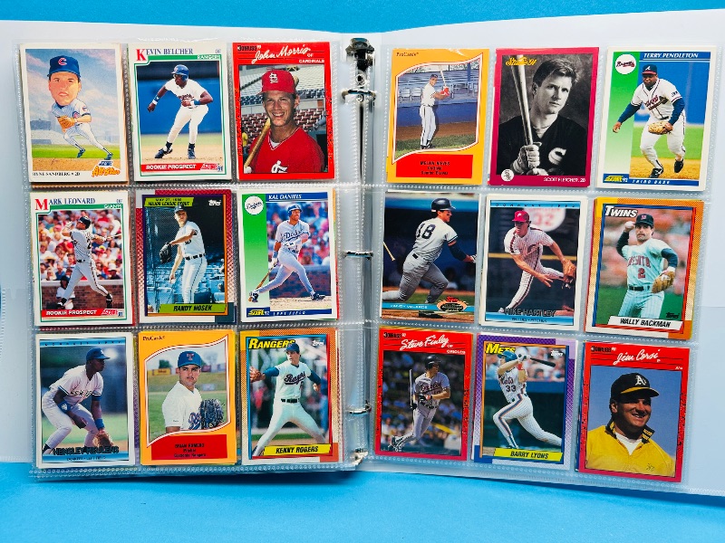 Photo 1 of 165224… final sale no returns/refunds -360 mixed baseball cards in binder