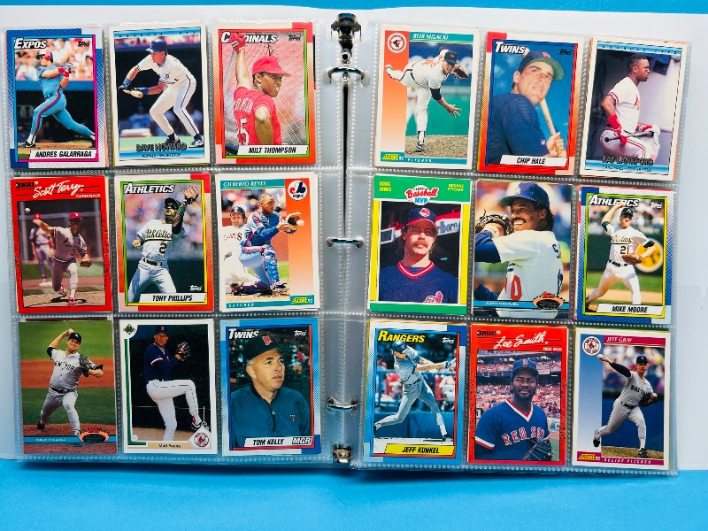 Photo 1 of 165224… final sale no returns/refunds -360 mixed baseball cards in binder