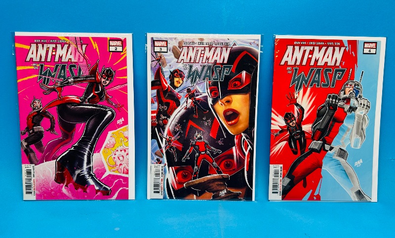 Photo 1 of 165242…3 Antman and the Wasp comics in plastic sleeves 