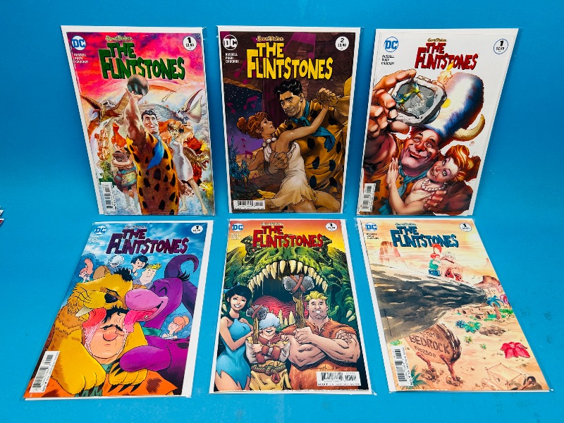 Photo 1 of 165244…6 flintstones  comics in plastic sleeves 