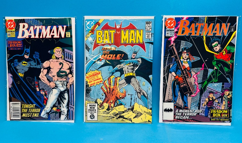 Photo 1 of 165254…3 Batman comics in plastic sleeves 