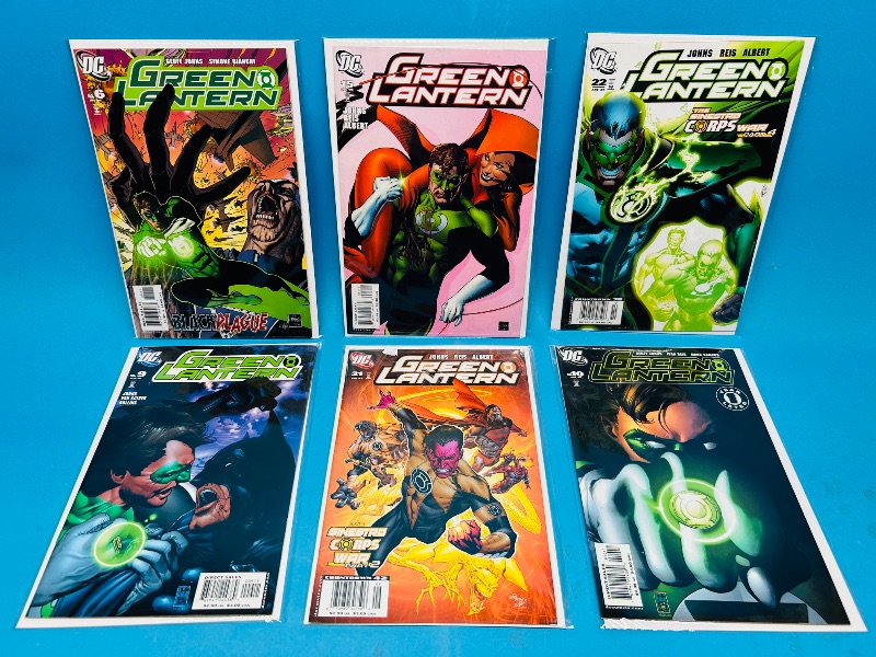 Photo 1 of 165255…6 green lantern comics in plastic sleeves 