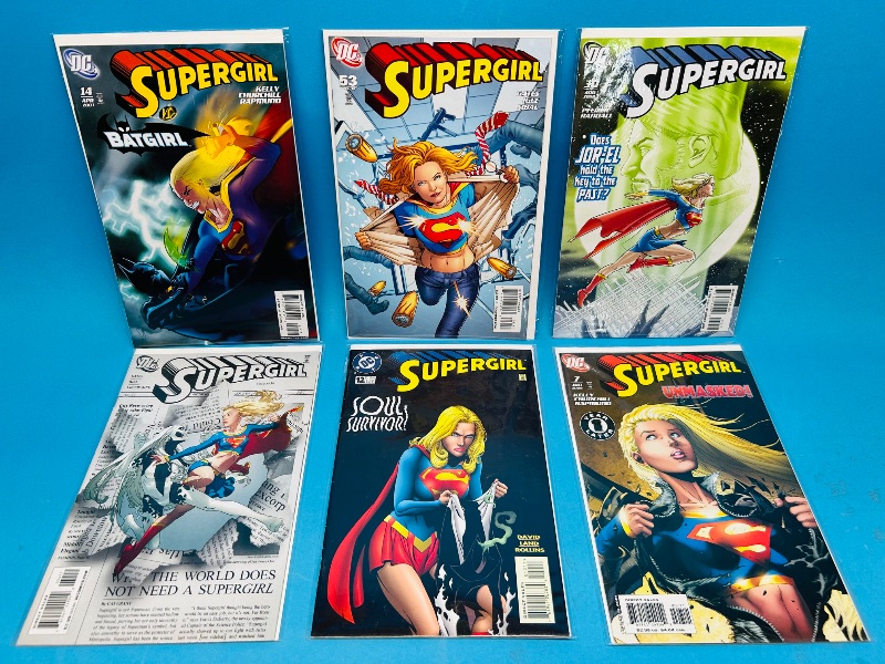 Photo 1 of 165268…6 supergirl  comics in plastic sleeves 