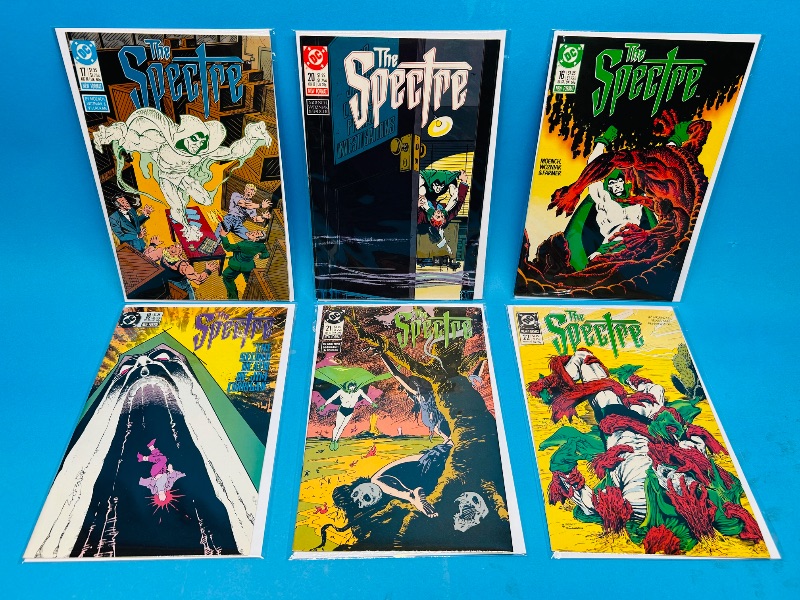 Photo 1 of 165269…6 Spectre  comics in plastic sleeves 