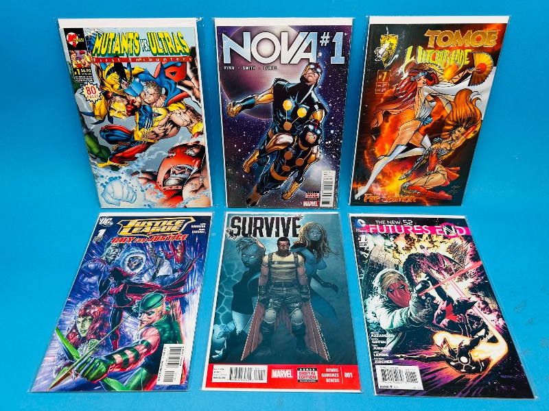 Photo 1 of 165291…6 comics all #1’s in plastic sleeves 