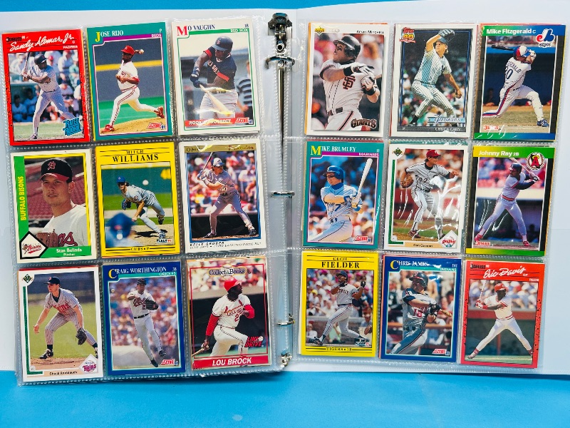 Photo 1 of 165292…final sale no returns/refunds-360 mixed baseball cards in binder
