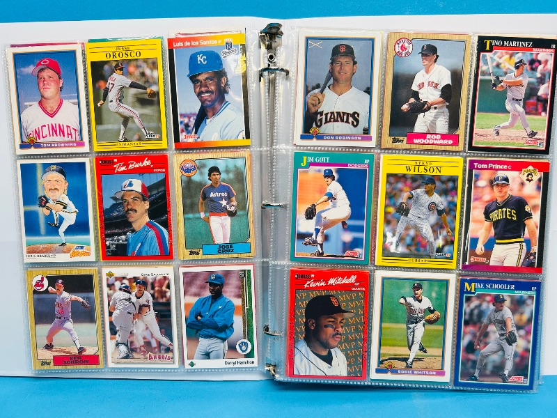 Photo 1 of 165292…final sale no returns/refunds-360 mixed baseball cards in binder