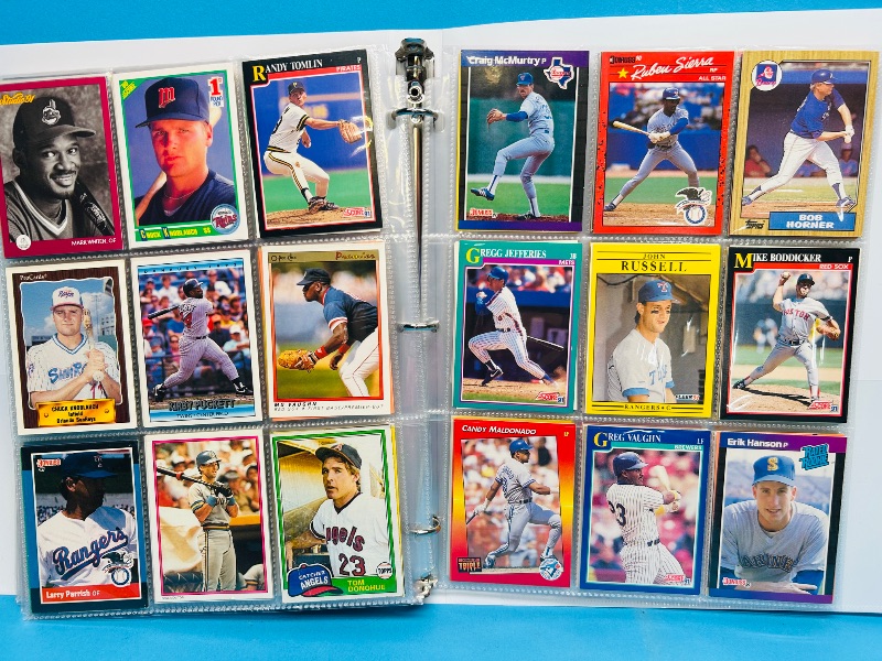 Photo 1 of 165292…final sale no returns/refunds-360 mixed baseball cards in binder