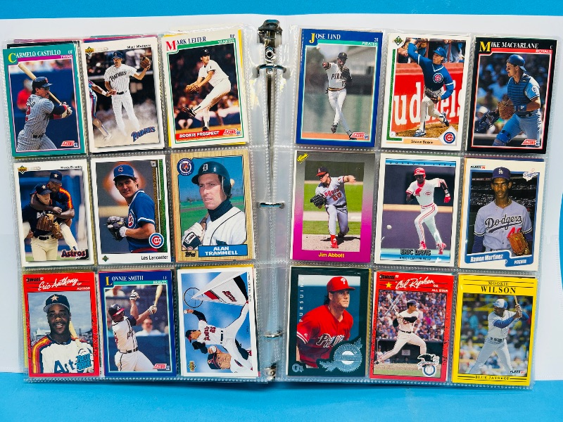 Photo 1 of 165292…final sale no returns/refunds-360 mixed baseball cards in binder