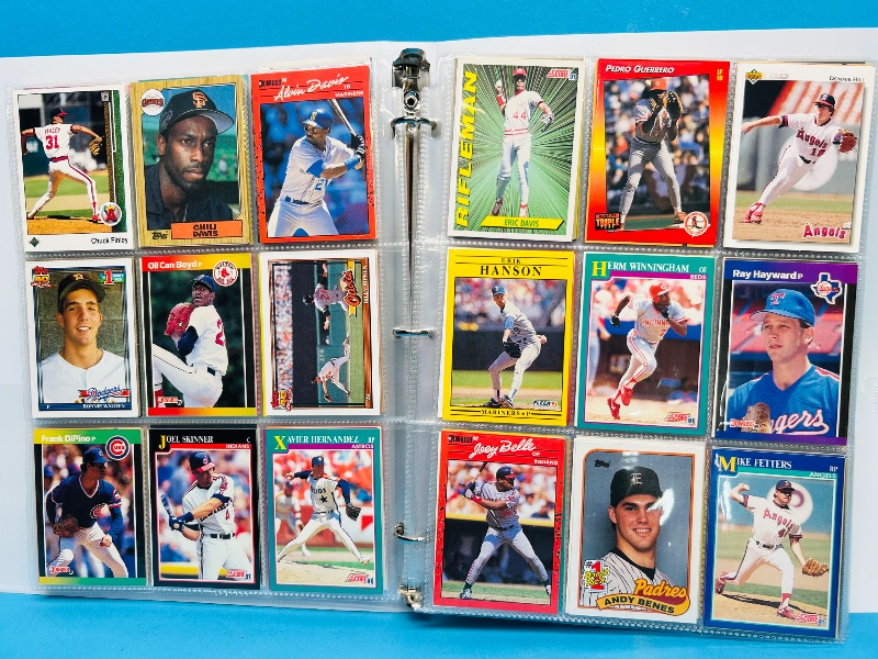 Photo 1 of 165292…final sale no returns/refunds-360 mixed baseball cards in binder