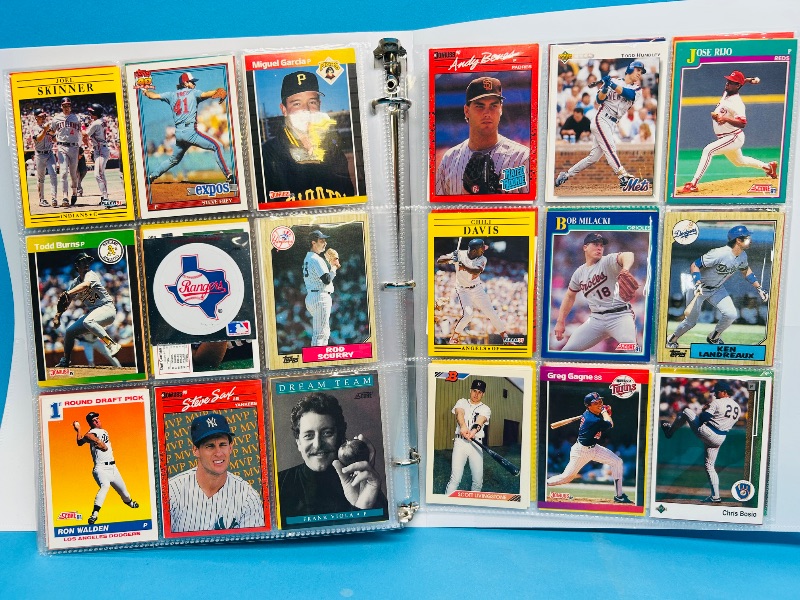 Photo 1 of 165292…final sale no returns/refunds-360 mixed baseball cards in binder