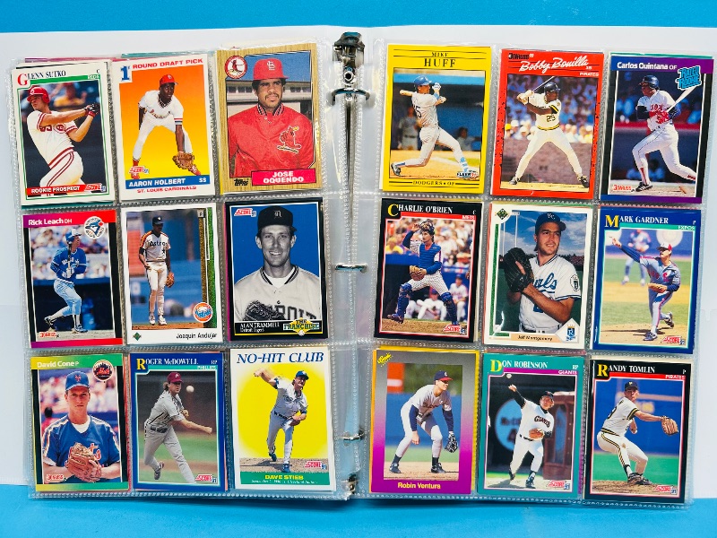 Photo 1 of 165292…final sale no returns/refunds-360 mixed baseball cards in binder